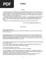 Analyse linéaire du poème 