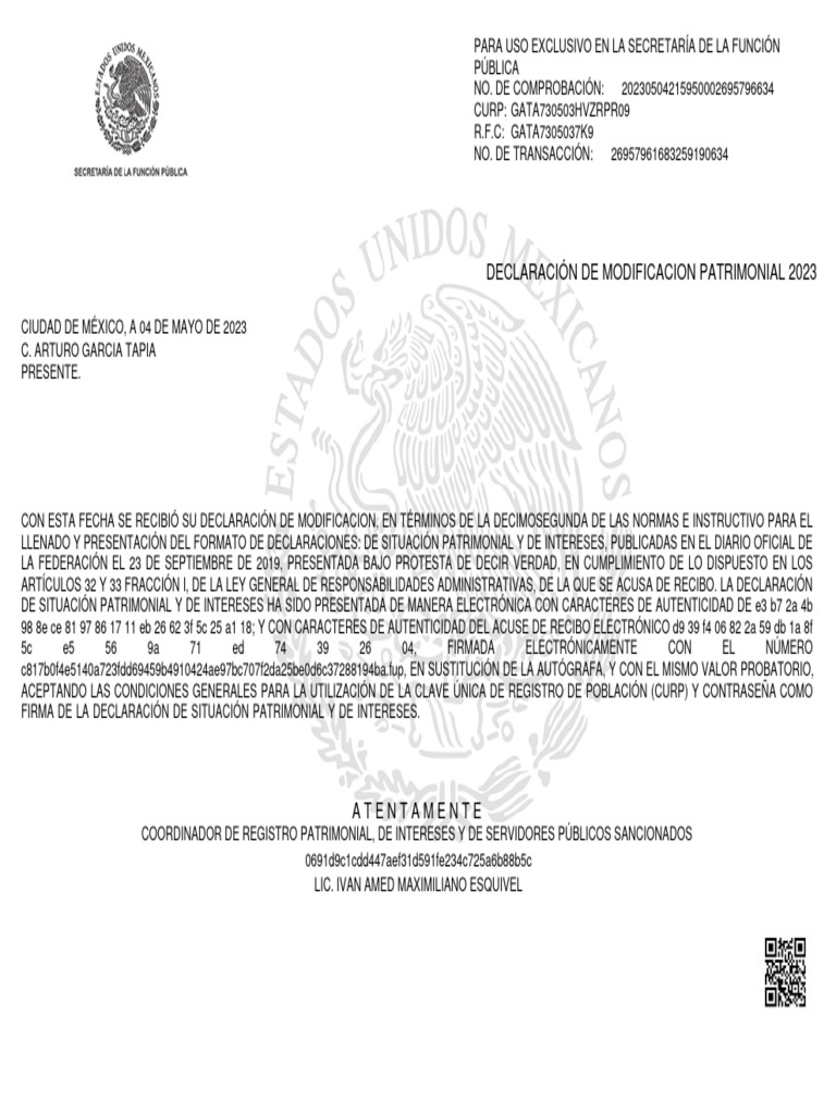 Acuse | PDF | Federación | Gobierno