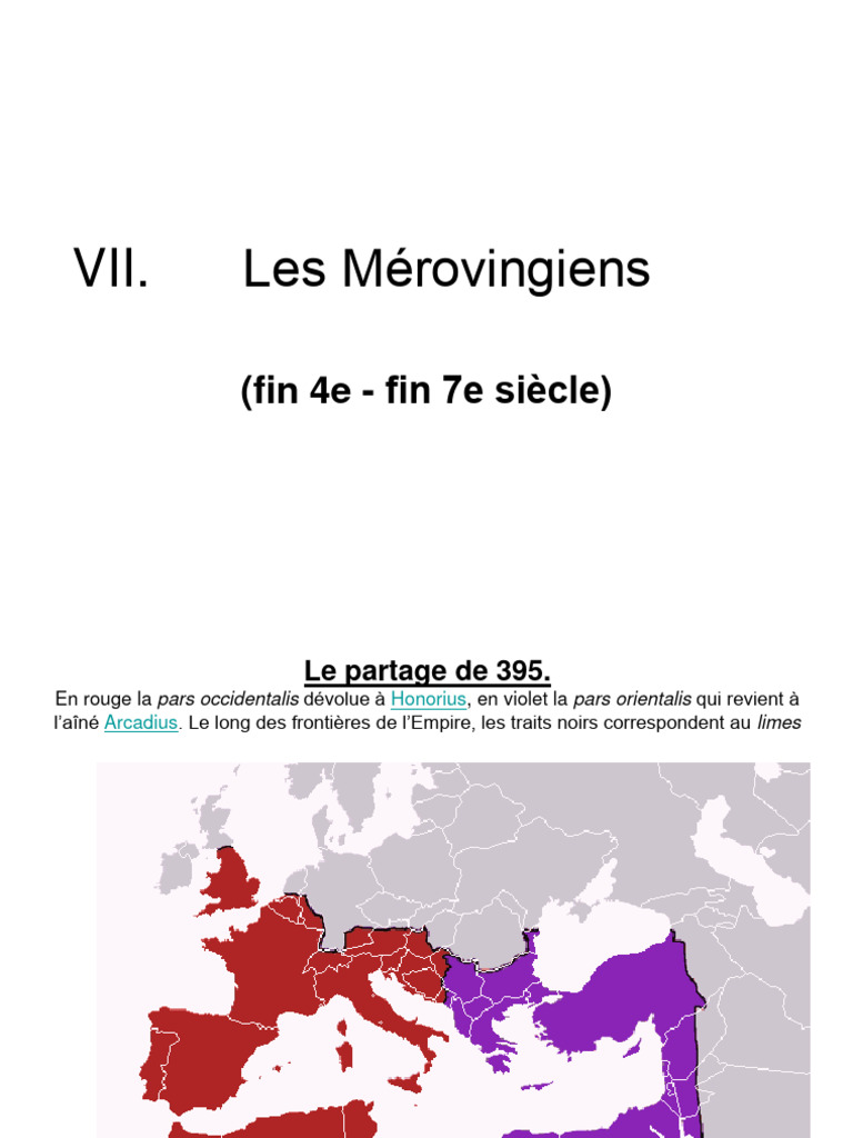 Les Mérovingiens et l'émergence des Francs | PDF | Franks | Empire romain