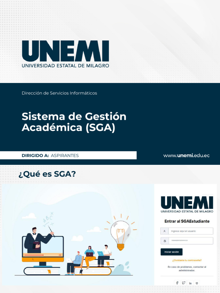 Sistema de Gestión Académica (SGA) | PDF | Contraseña | Software