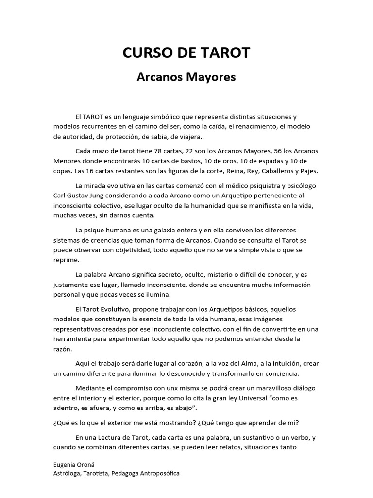 Curso de Tarot | PDF | Tarot