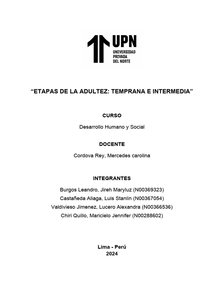 T2 - Desarrollo Humano y Social | PDF | Adultos | Las emociones