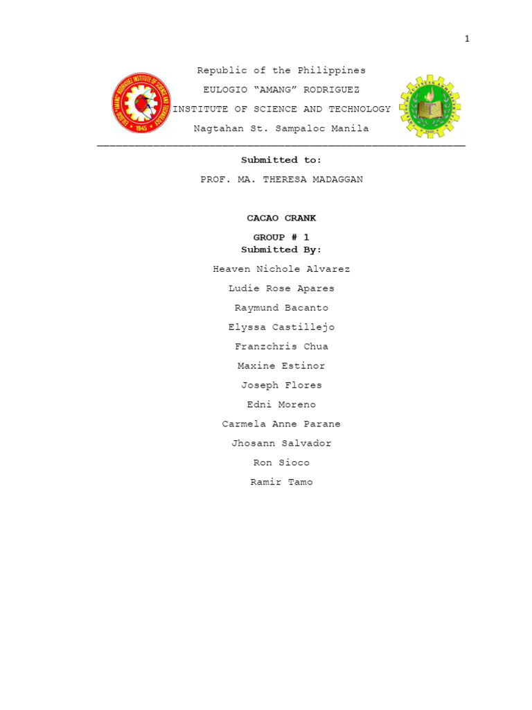 Cacao Crank Pdf Chocolate Cocoa Bean