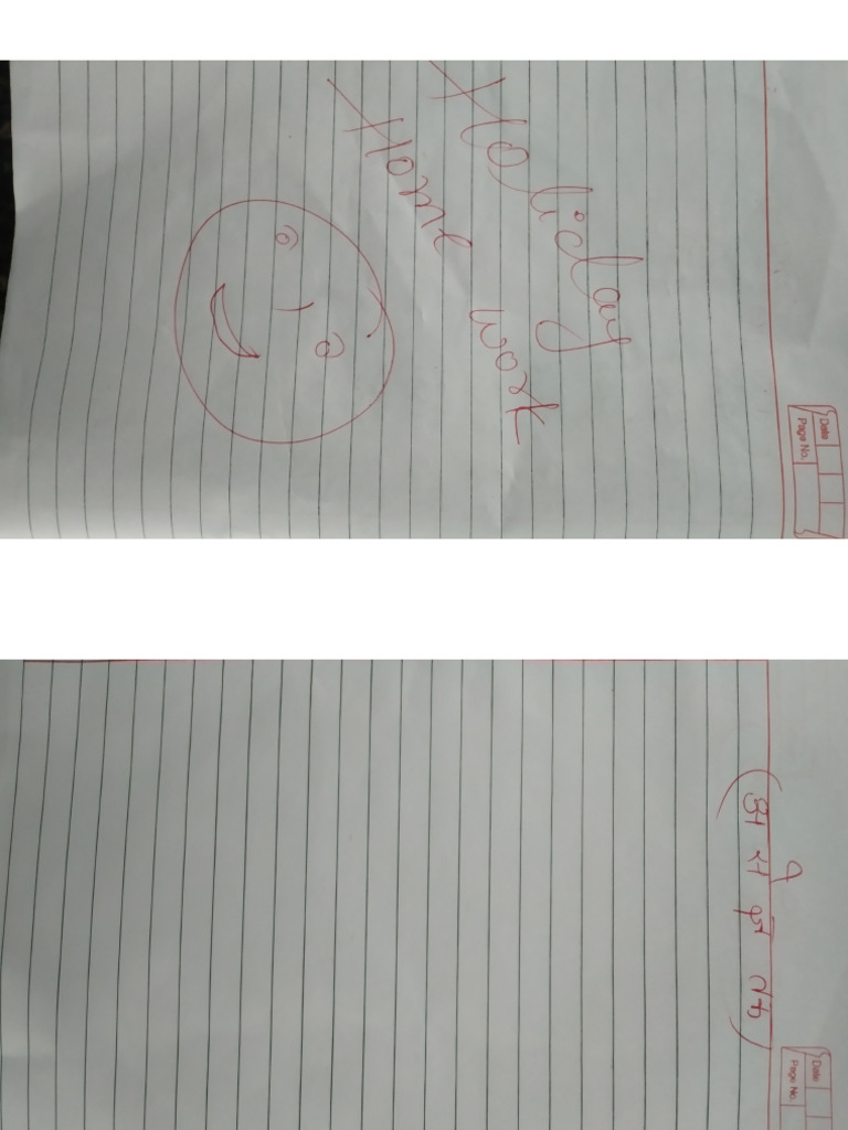 Hindi Holiday Homework Pdf Class Ukg Pdf