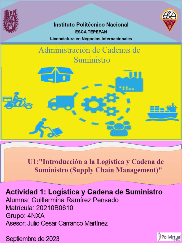 Logística y Cadena de Suministro | PDF | Logística | Cadena de suministro