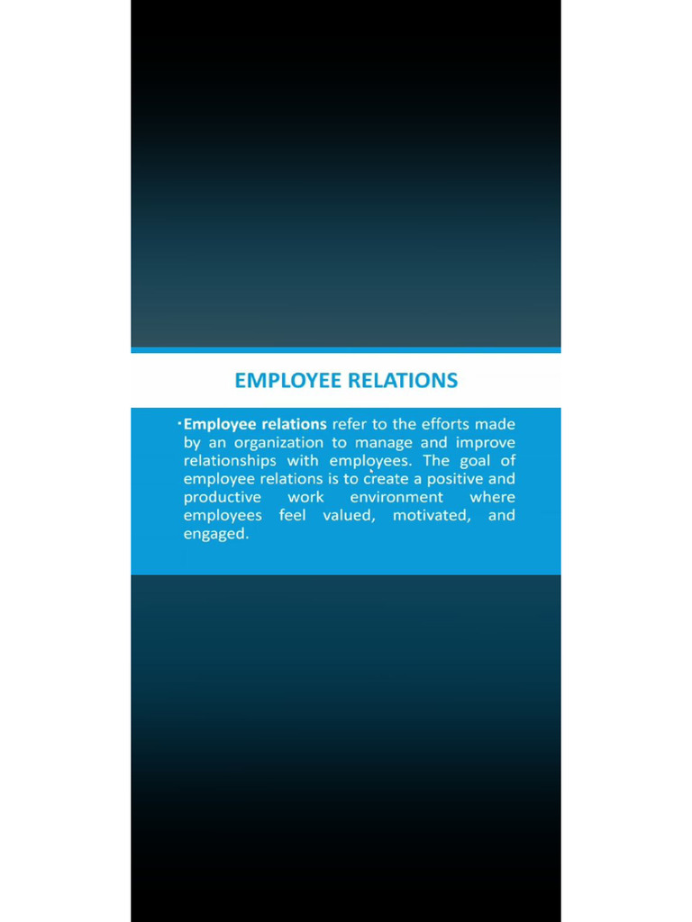 Employee Relations | PDF
