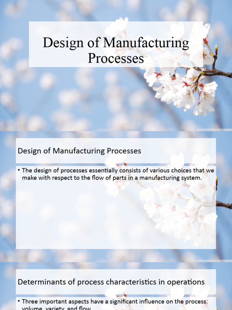Design Of Manufacturing Process Download Free Pdf Tools Mass