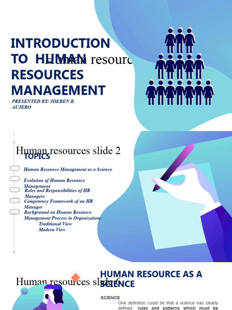 Human Resources Management Overview | PDF | Human Resource Management ...