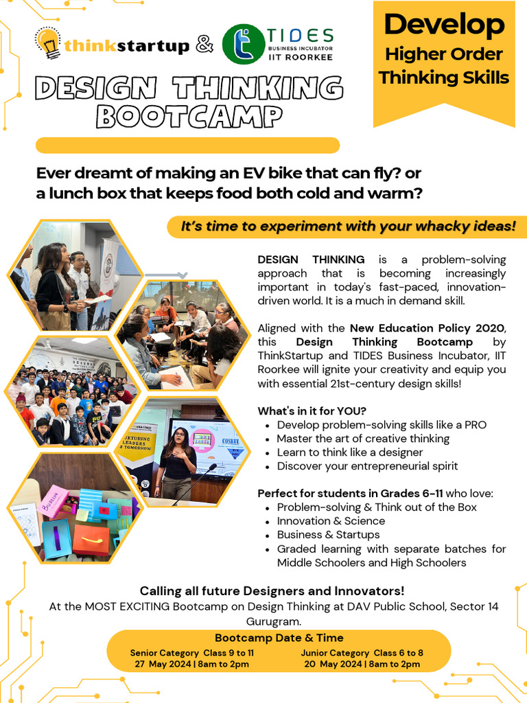 Design Thinking Bootcamp for Students | PDF | Design Thinking | Creativity