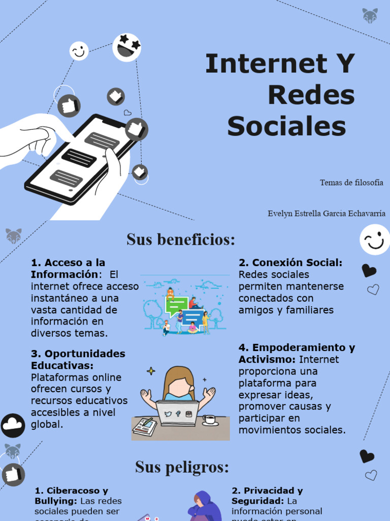 Beneficios y peligros de Internet | PDF | Ciencias sociales | Salud y ...