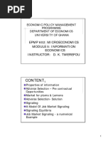 Spence's 1973 Job Market Signaling Model | PDF | Labour Economics ...