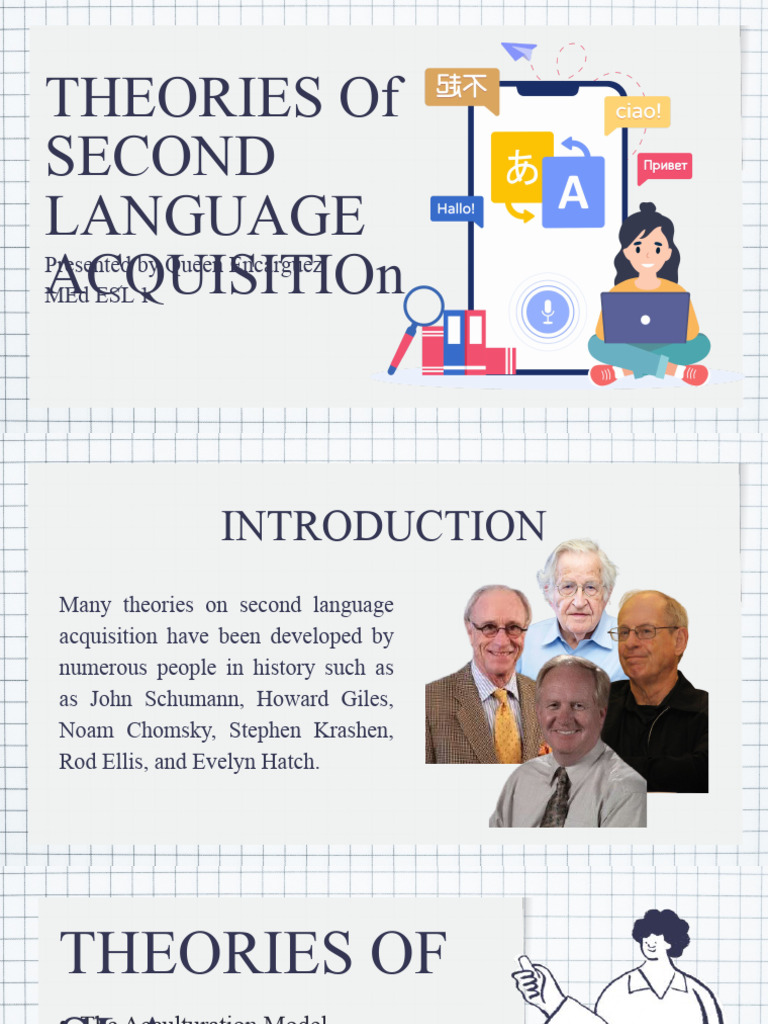 Theories of second language acquisition pdf second language