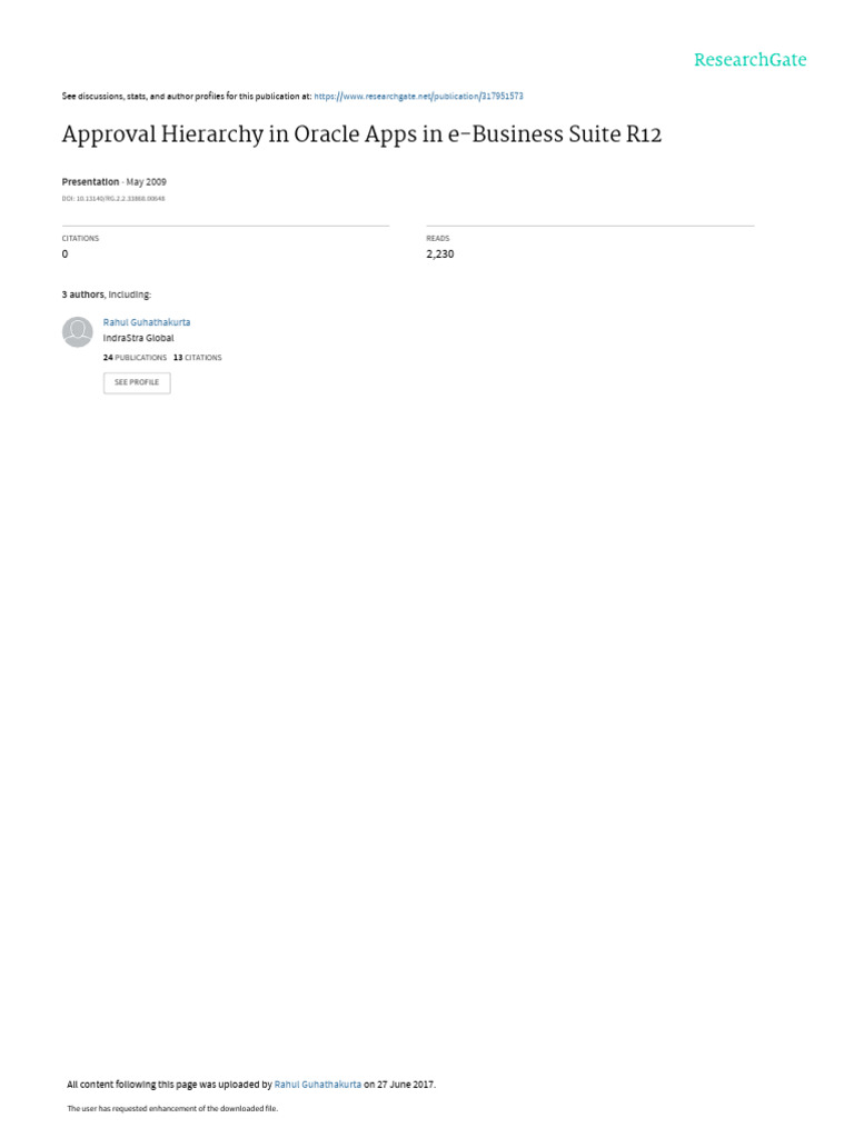 Approval hierarchy in oracle apps in e business suite r12 pdf