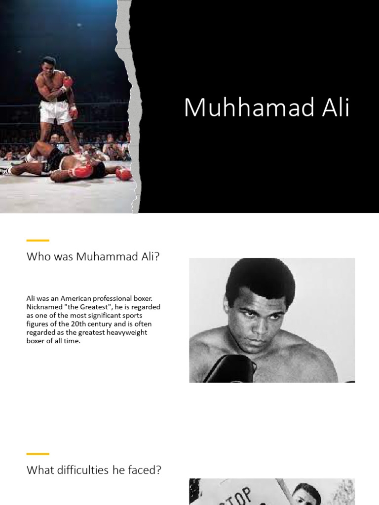 Muhammad Ali: The Greatest Boxer | PDF | Sports & Recreation