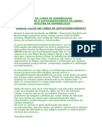 Apostila Do Curso de Numerologia Pitagórica para o Autoconhecimento Da Abran - Associação Brasileira de Numerologia