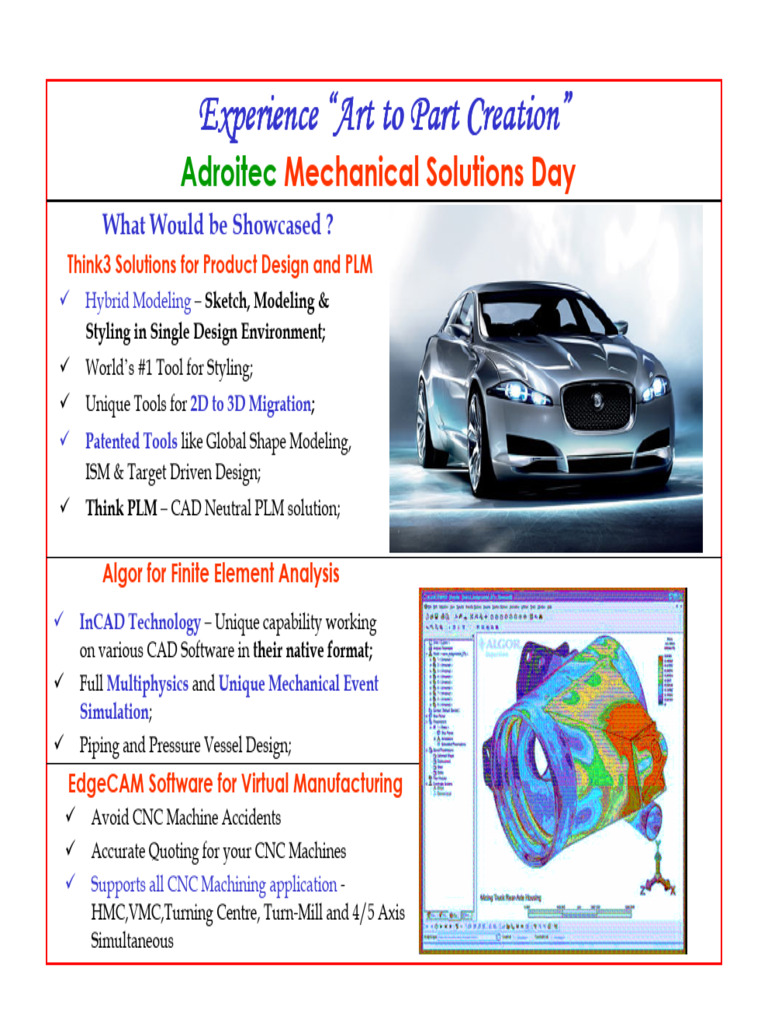 Adroitec Mechanical Solutions Day | PDF | Product Lifecycle | Computer ...