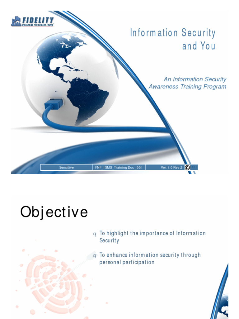 Information Security Awareness Training | PDF | Information Security ...