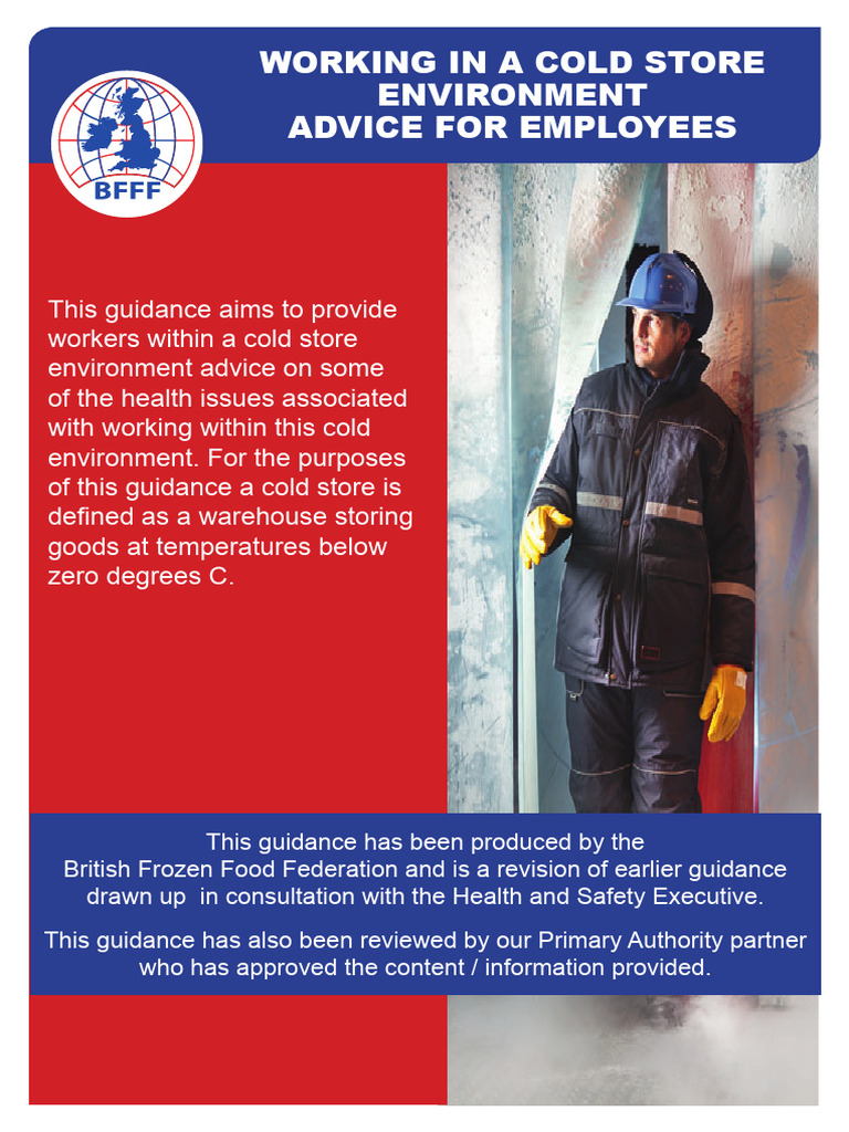 Health Guidance for Cold Store Workers | PDF | Hypothermia ...