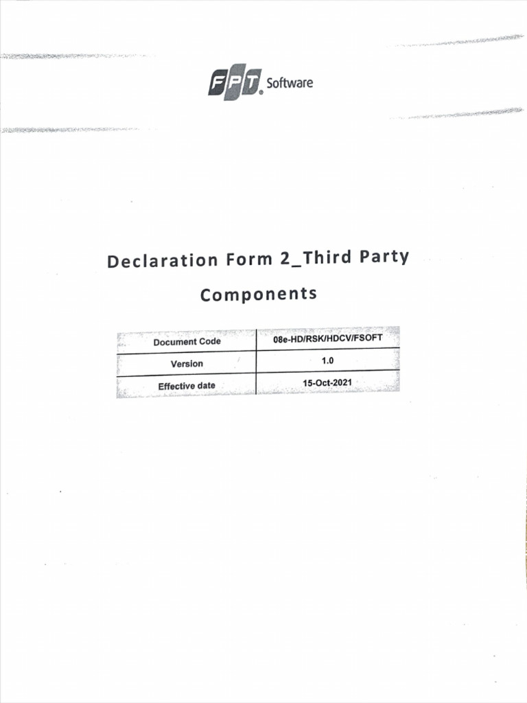 Declaration | PDF
