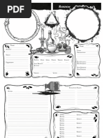 Cosmere RPG SL Character Sheet | PDF | Mental Processes | Psychological ...