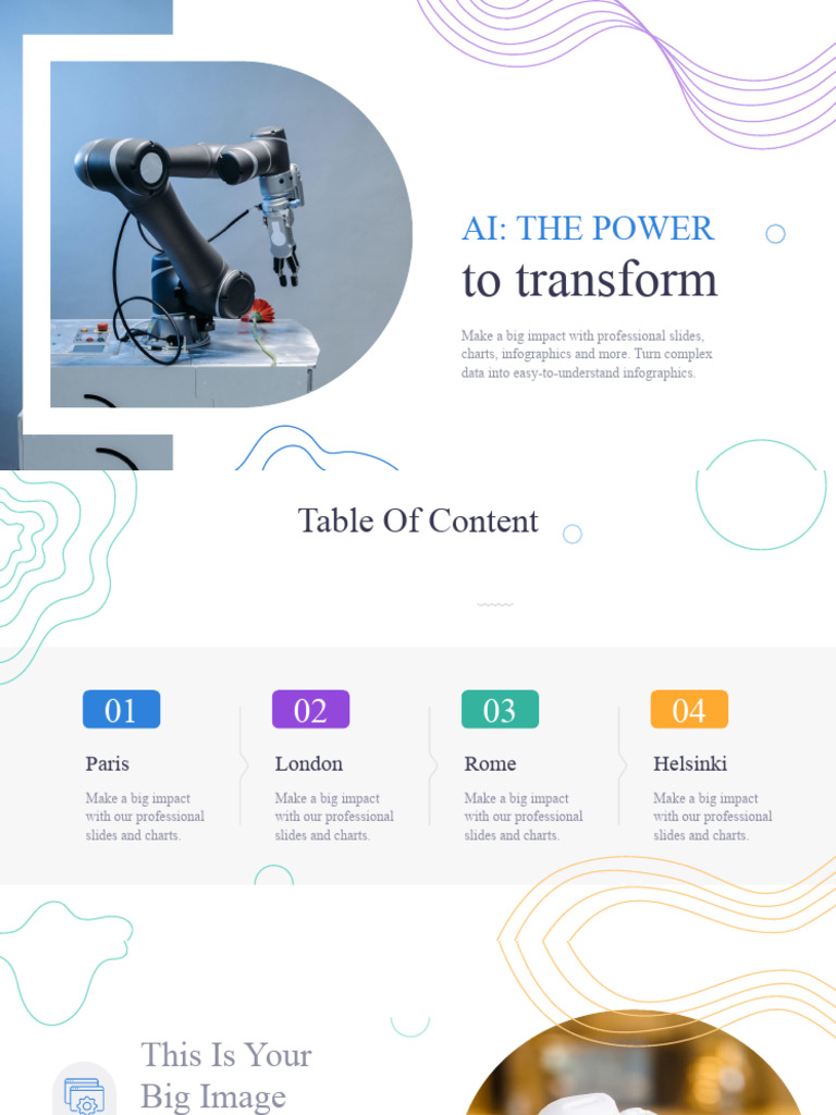 Artificial Intelligence Modern Presentation Blue Variant | PDF ...