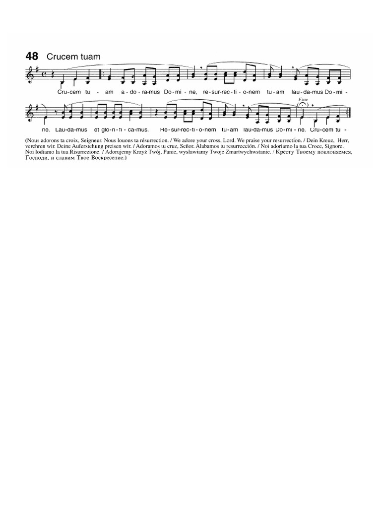 Crucem Tuam Text | Crucem Tuam Adoramus – VMJBZ
