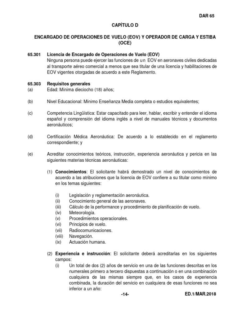 Dar 65 | PDF | Control de tráfico aéreo | Aviación