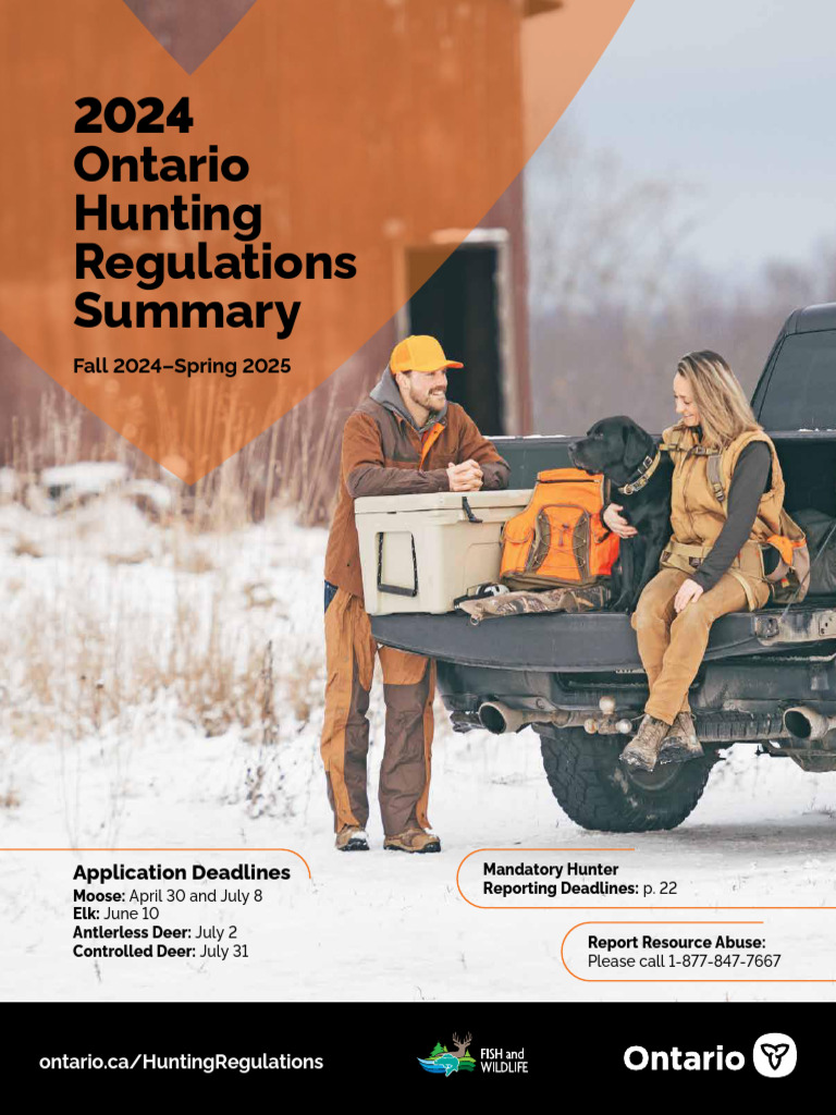 MNRF 2024 Hunting Regulations Summary en 2024 03 26 - 0 | PDF | Hunting ...
