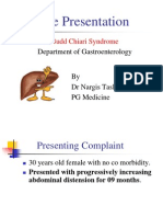 Budd Chiari Syndrome Modified