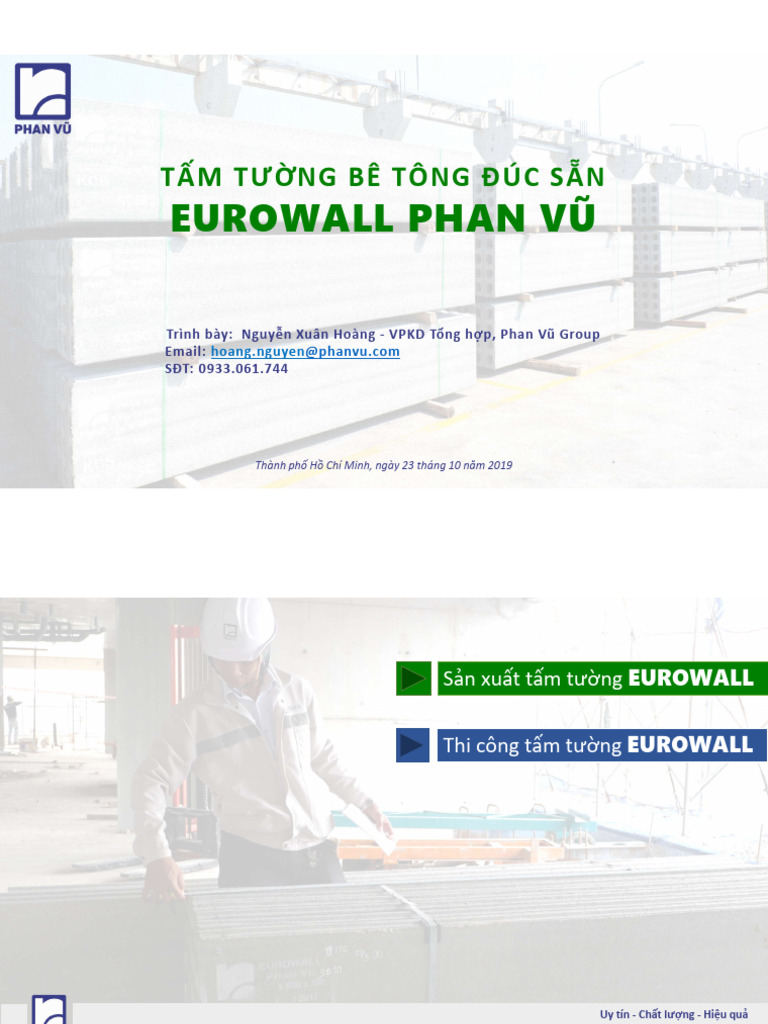 Quy Trinh Thi Cong Acotec Eurowall | PDF