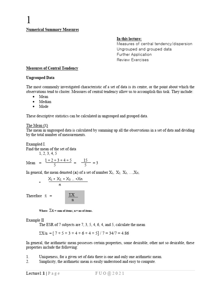 Mct biost fuo pdf median mean