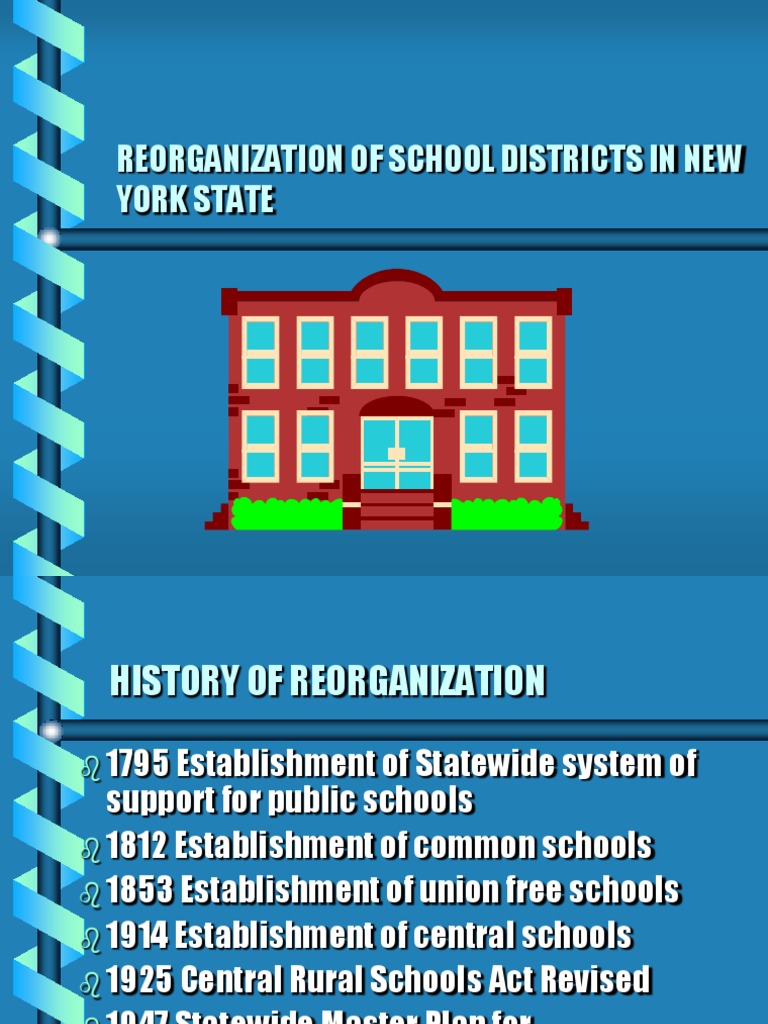 Reorganization of School Districts in New York State | PDF | State ...