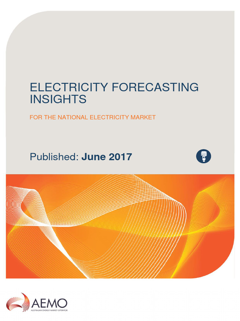2017 Electricity Forecasting Insights Pdf Photovoltaics Efficient