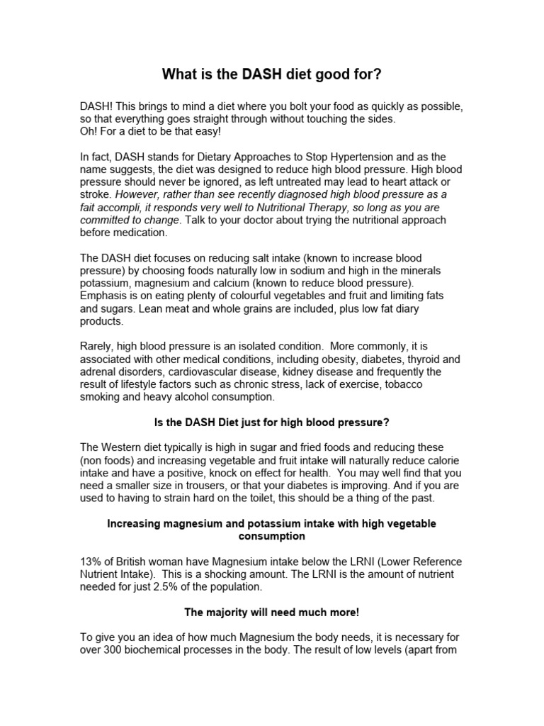 what-is-the-dash-diet-good-for-pdf-dash-diet-hypertension