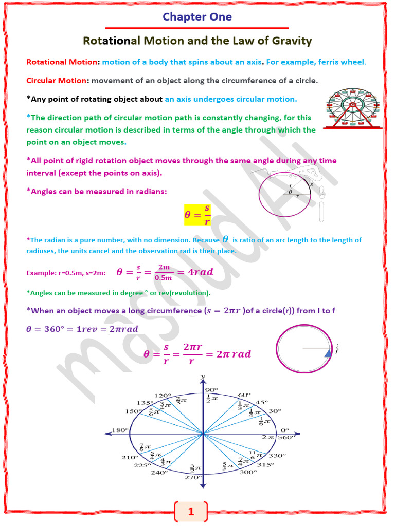 Understanding Rotational Motion Concepts | PDF | Acceleration | Rotation