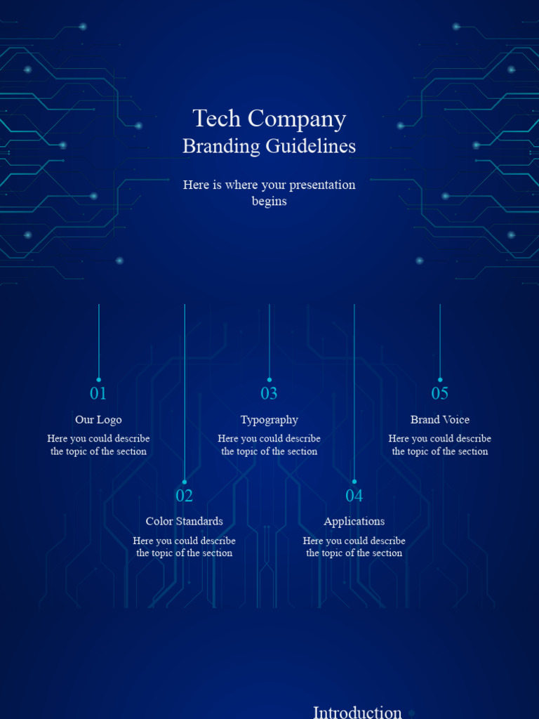 Tech Company Branding Guidelines | PDF | Planets | Solar System
