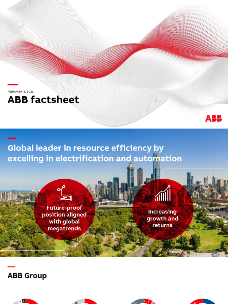 ABB Factsheet 2024 Overview | PDF | Renewable Energy | Electric Vehicle