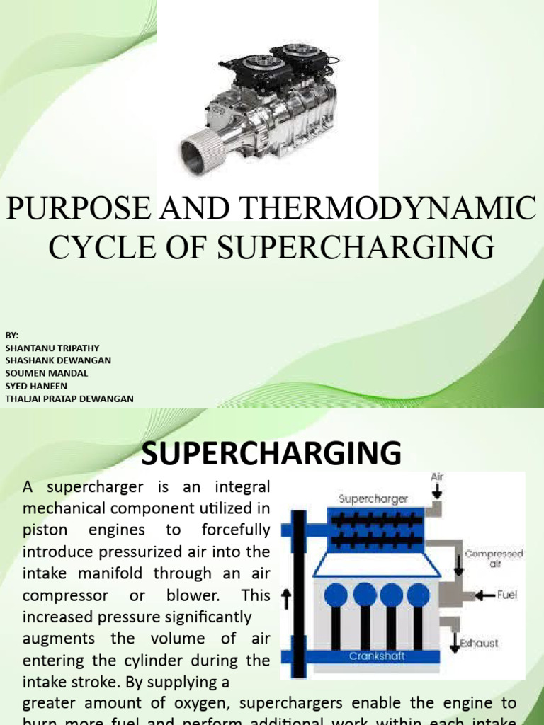 Supercharging Download Free Pdf Engines Turbocharger
