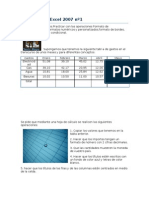 Ejercicios de Excel 2007 nº1