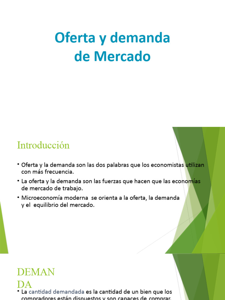 Oferta y Demanda en Economía de Mercado | PDF | Oferta (economía ...