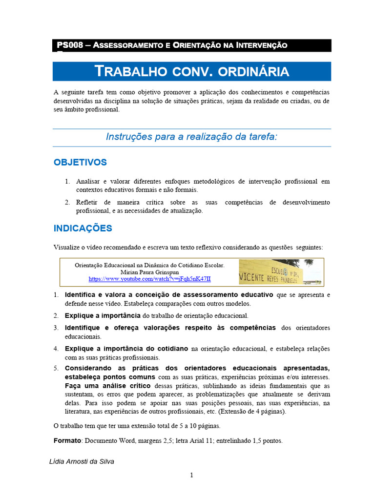 Orientação Educacional e Suas Práticas | PDF | Pedagogia | Aprendizado