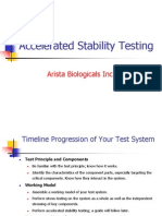 Accelerated Stability Testing1 Overheads