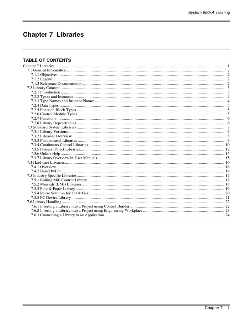 System 800xA Library Training Guide | PDF | Library (Computing) | Data Type