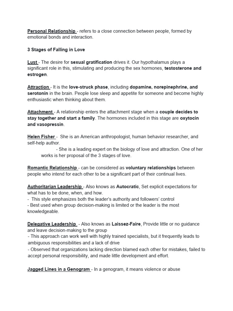 Understanding Love and Relationships | PDF | Love | Intimate Relationships
