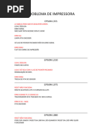 Códigos de Erro da Impressora Lexmark | PDF | Armazenamento de dados de ...