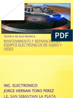 TECNICO ELECTRONICA Mantenimiento y Reparación de Equipos Electrónicos de Audio