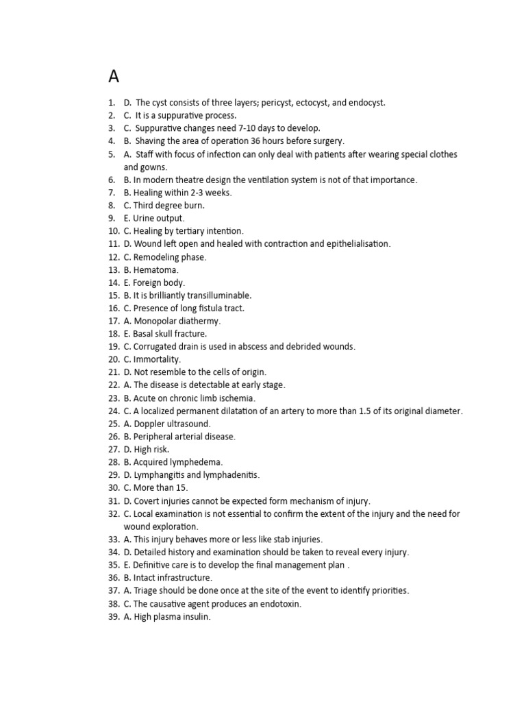 ACCESS TO SURGERY 500 SINGLE BEST ANSWER QUESTIONS IN APPLIED ANATOMY PDF visual data 2