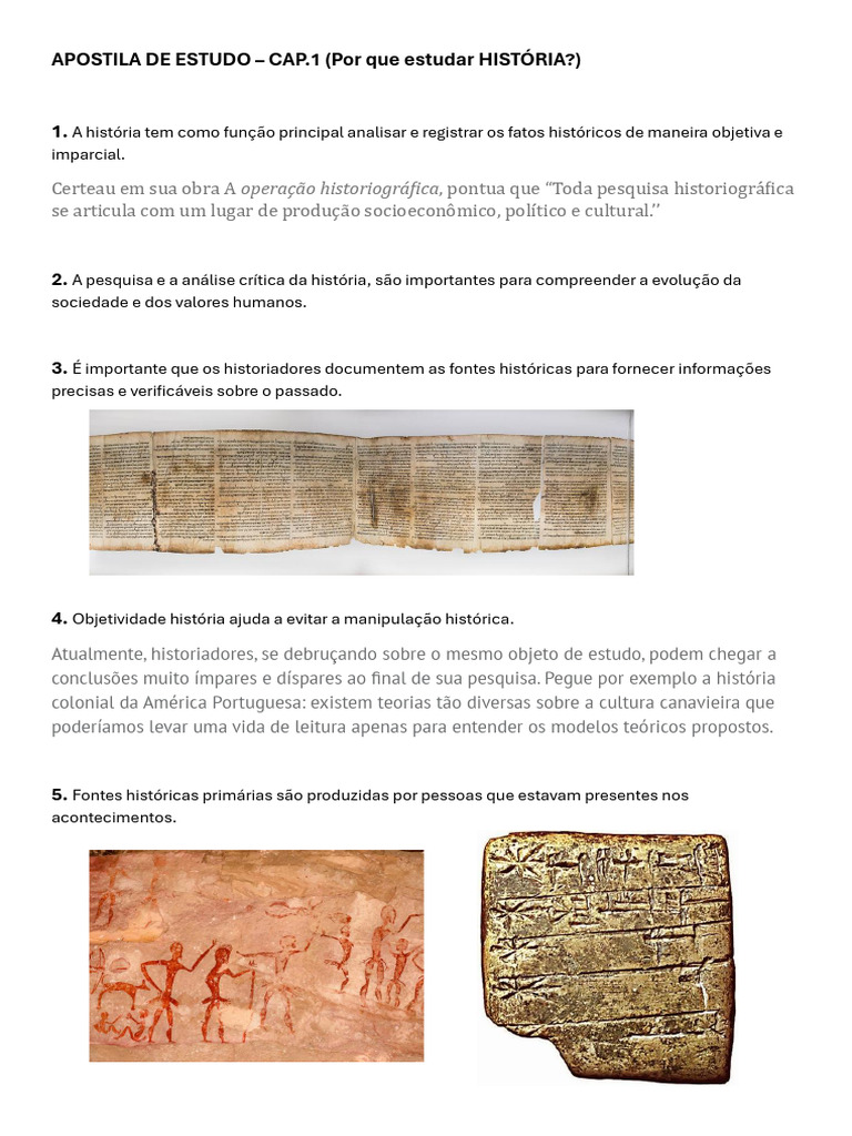 Objeto de Estudo da História | PDF | Tempo | Science