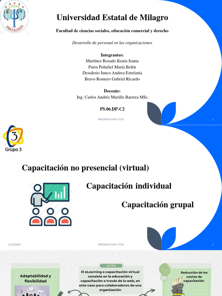Exposición de Desarrollo de Personal | PDF | Crecimiento personal y ...