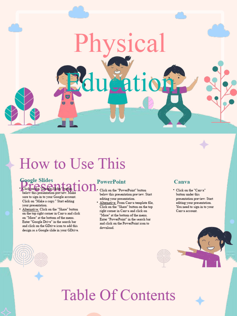 Physical Education Presentation | PDF | Microsoft Power Point | Computing